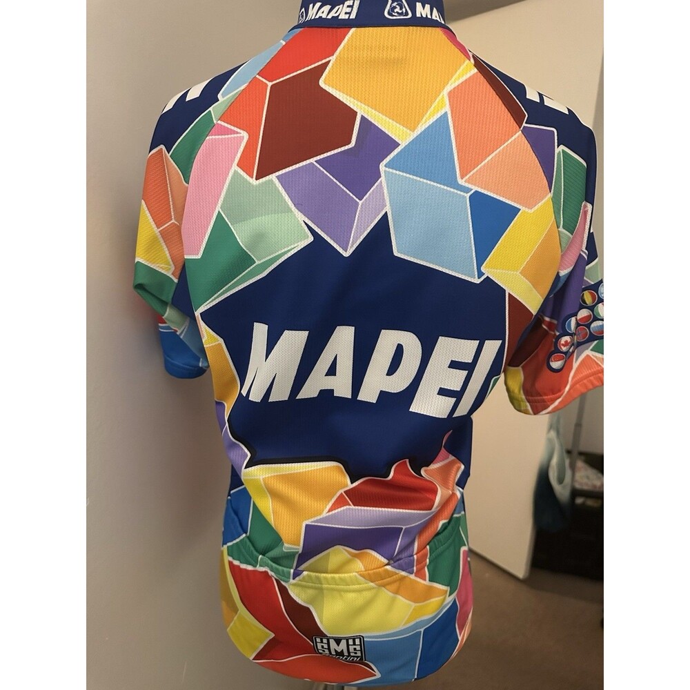 SMS Santini Cycling Jersey Mens Medium MAPEI Short made in ITALY